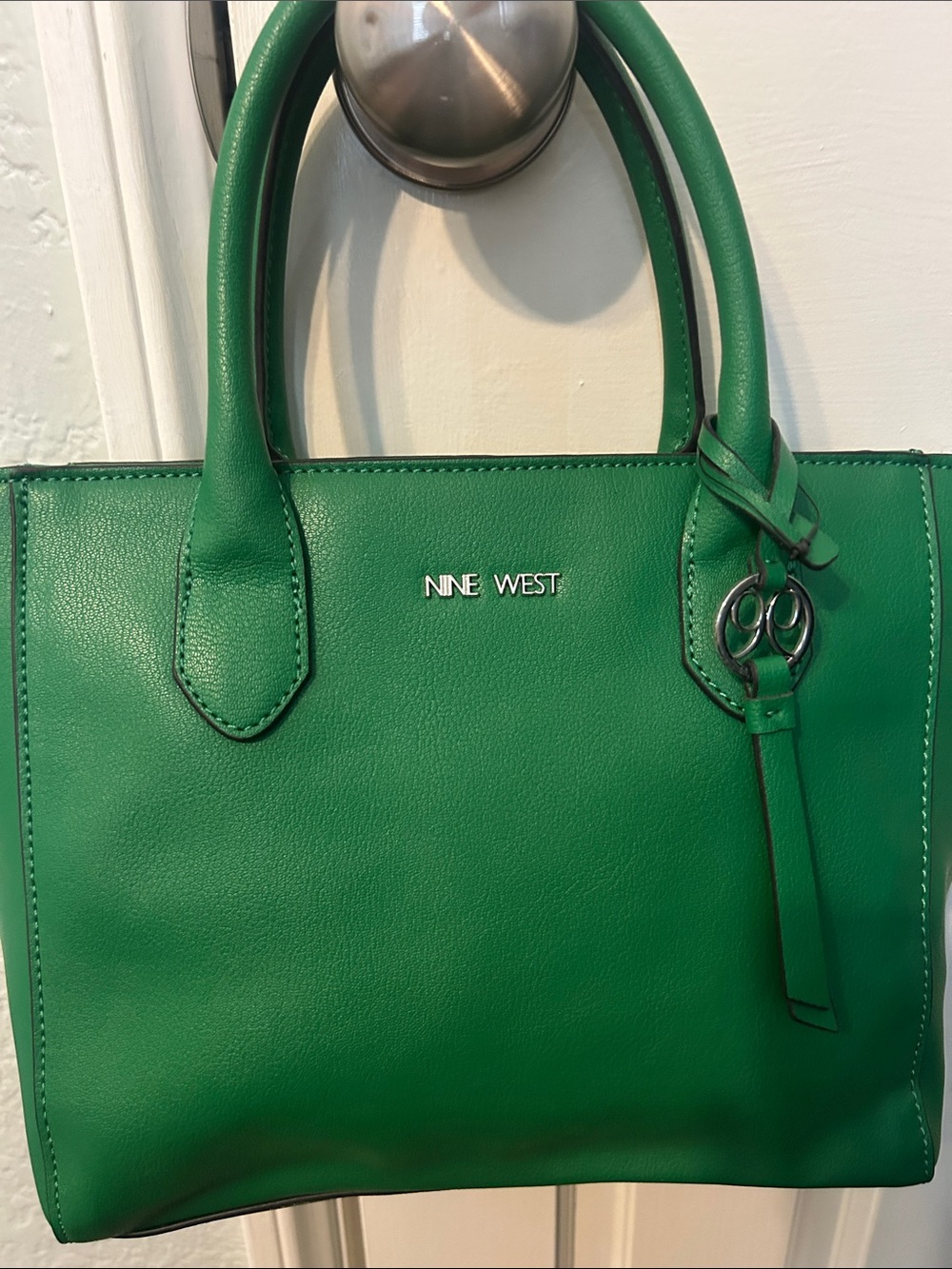 Nine West Green Structured Satchel